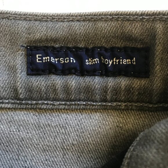 Citizens of Humanity Emerson Slim Boyfriend Jeans Denim Womens 29 Gray Ankle - Picture 8 of 13